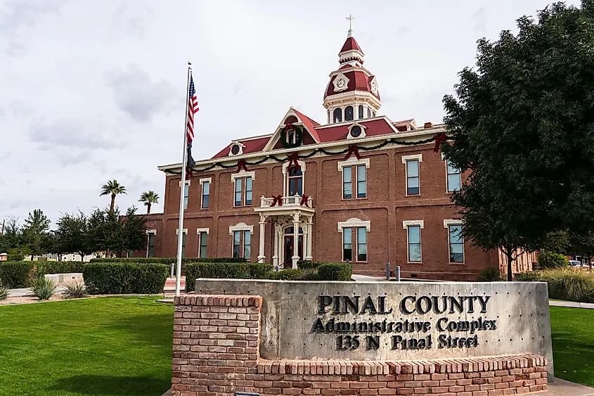 Pinal County Courthouse in Florence, Arizona.