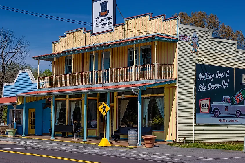 Restaurant in Grand Rivers, Kentucky.