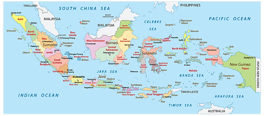 Indonesia Country In World Map Indonesia Maps & Facts - World Atlas