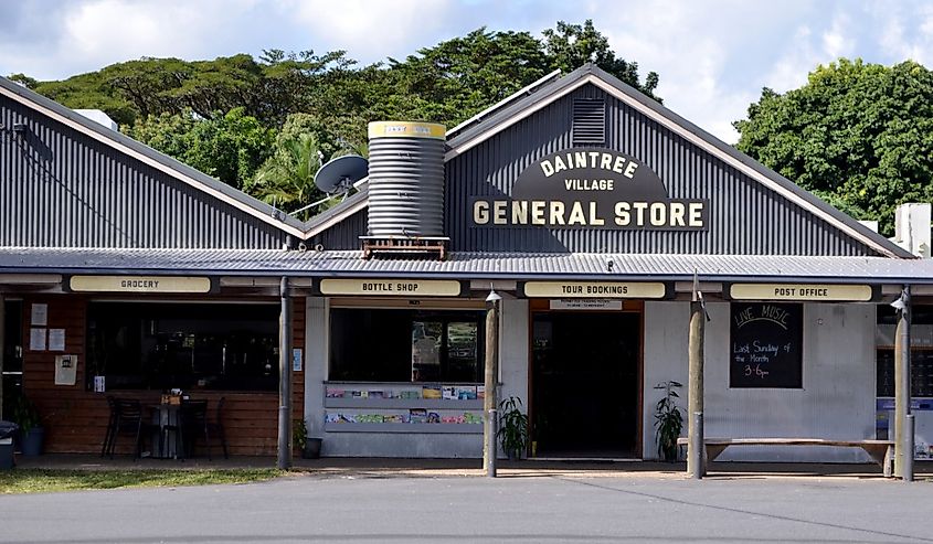 Village general store, Daintree, Queensland, Australia.