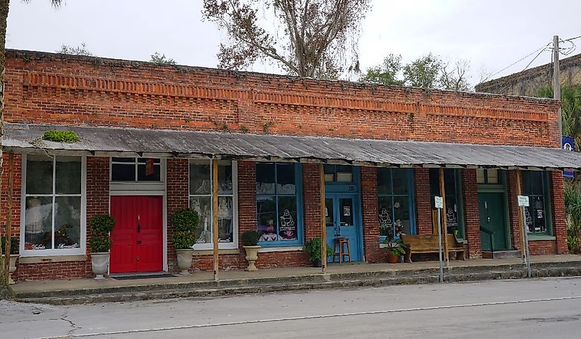 View of the old part of Micanopy