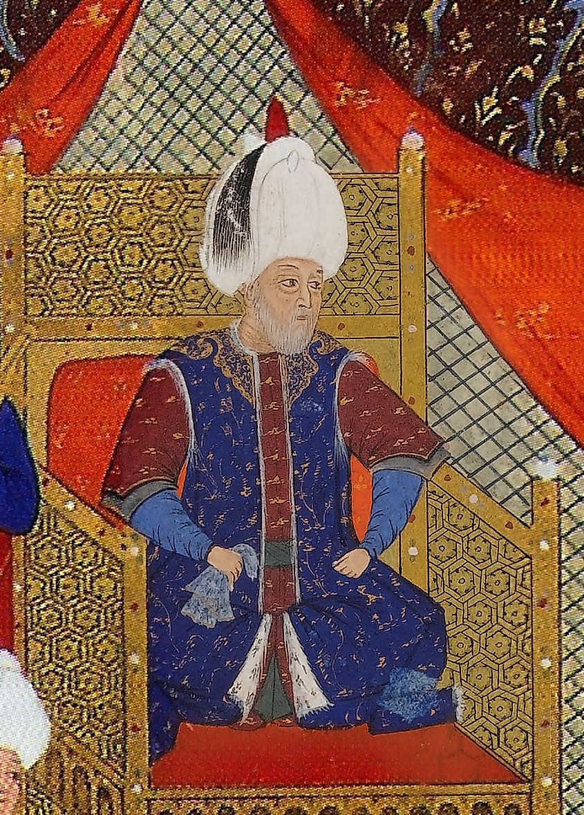 Real-life portrait of Suleiman I by Nakkaş Osman. 