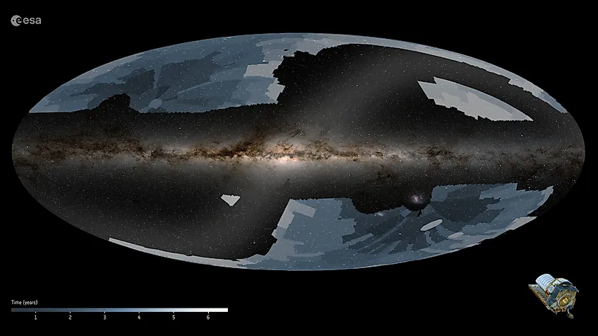 Euclid’s six-year survey will scan more than one third of the sky to build a vast map of the dark Universe.