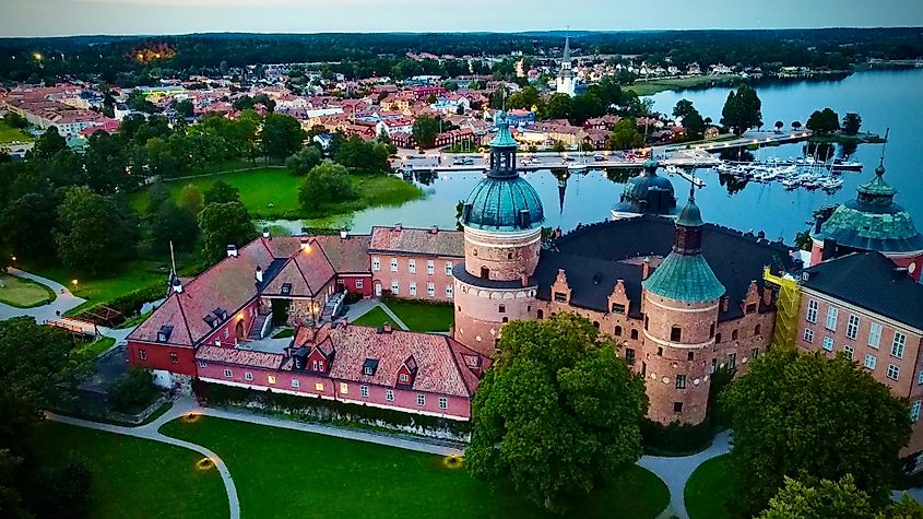 Gripsholm Castle in Mariefred, Sweden,