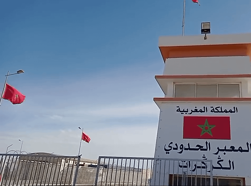 Moroccan border checkpoint established in Guerguerat.
