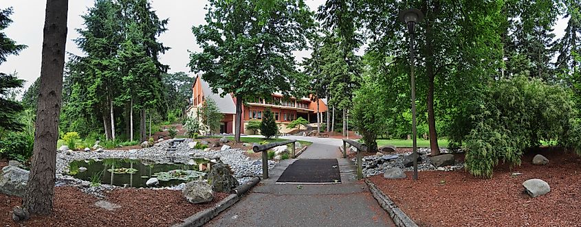 Pacific Lutheran University campus in Parkland, Washington.