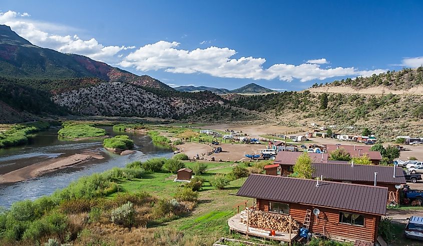 Hot Sulphur Springs on Colorado River, Colorado, USA