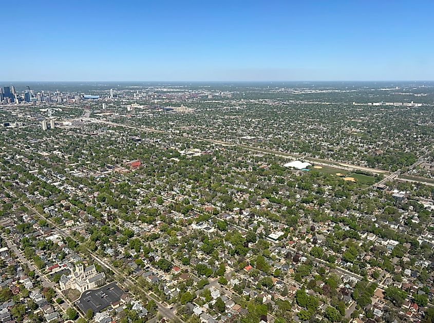 King Field neighborhood in South Minneapolis. 