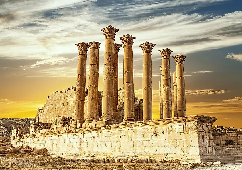 The ruins of the Temple of Artemis.