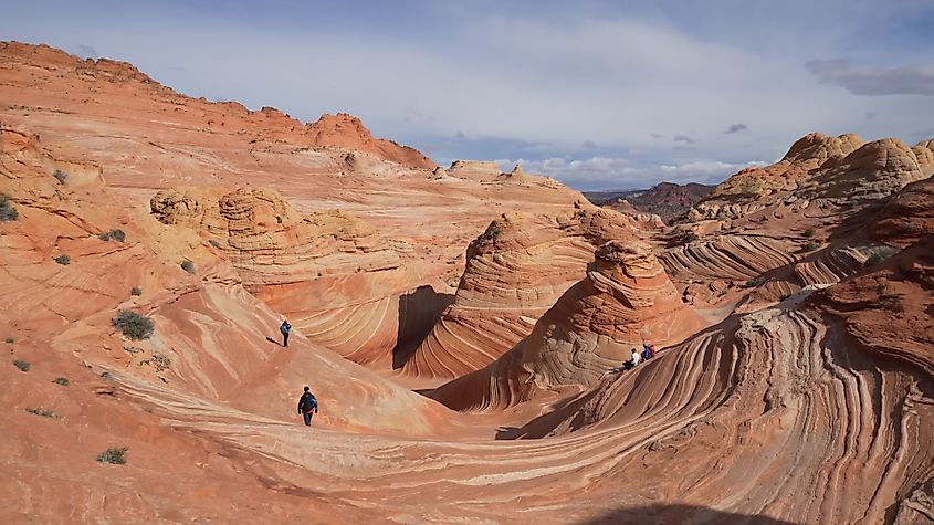 The otherwordly landscape of The Wave.