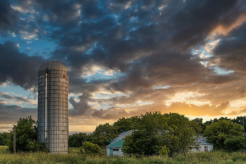 A farm in Germantown, Wisconsin.