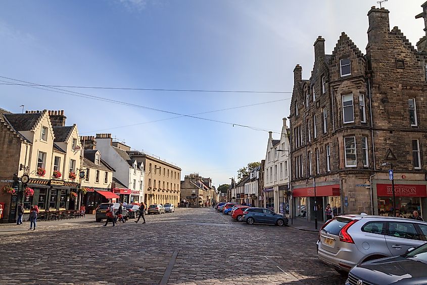 Market Street in St.Andrews, Scotland