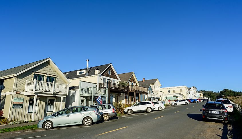 Downtown Mendocino, California