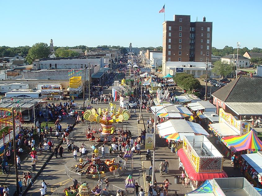 Crowley's Main Street in the International Rice Festival, 2007