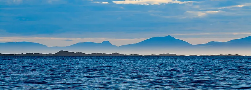 The Norwegian Sea along the coast of Norway.