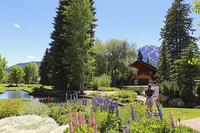 Sun Valley, Idaho in summer