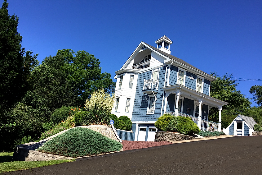 A house from the late 1800s in Weatherly, Pennsylvania.