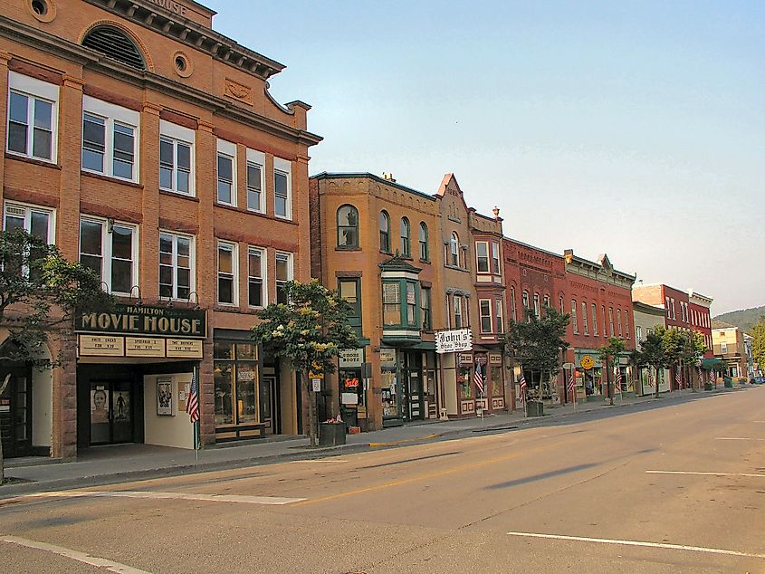 Downtown Hamilton, New York.