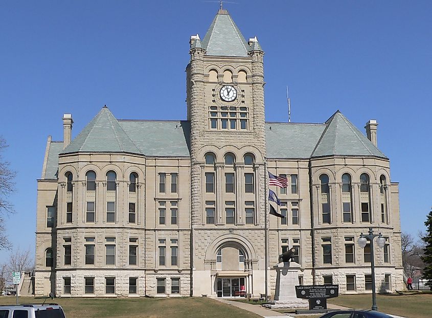 Gage County Courthouse.