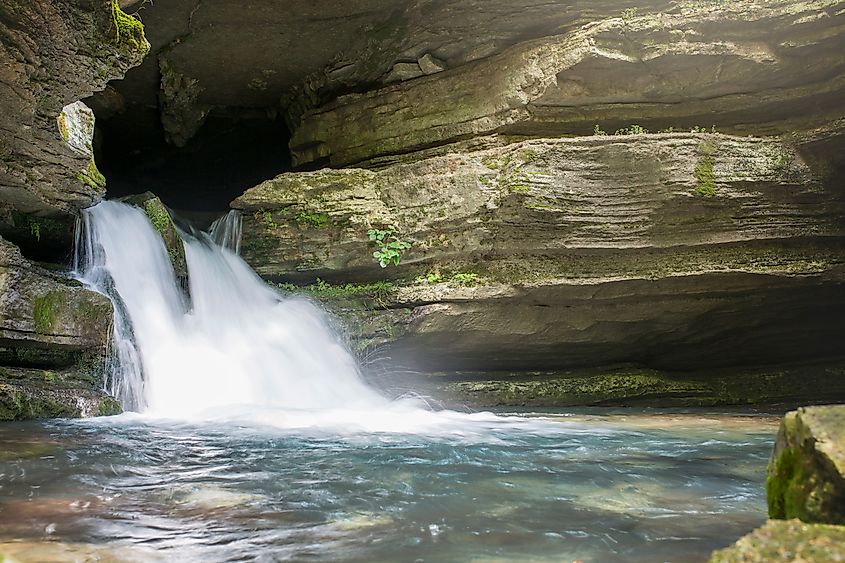 Blanchard Springs Caverns near Mountain View, Arkansas.
