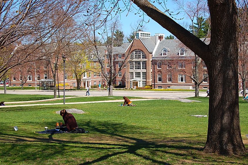 Congreve Hall on the University of New Hampshire campus in Durham, New Hampshire