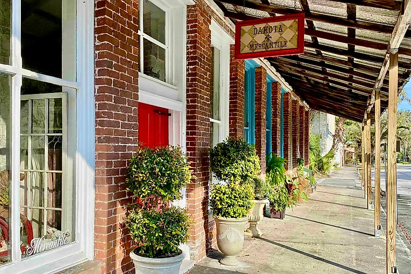 Little has changed in historic downtown Micanopy Image credit Bryan Dearsley