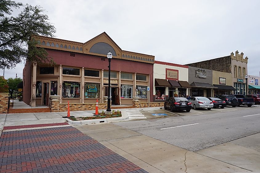 Rusk Street in Rockwall.