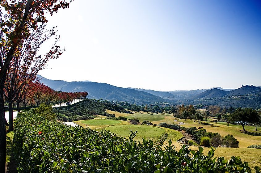 Scenery in Poway, California.