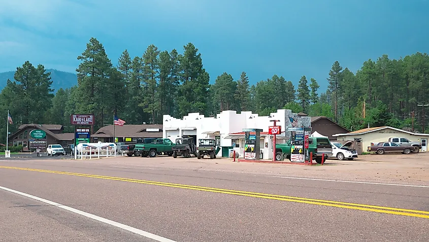  Pine Visitor Center and Gas Station in Camp Verde, Arizona.