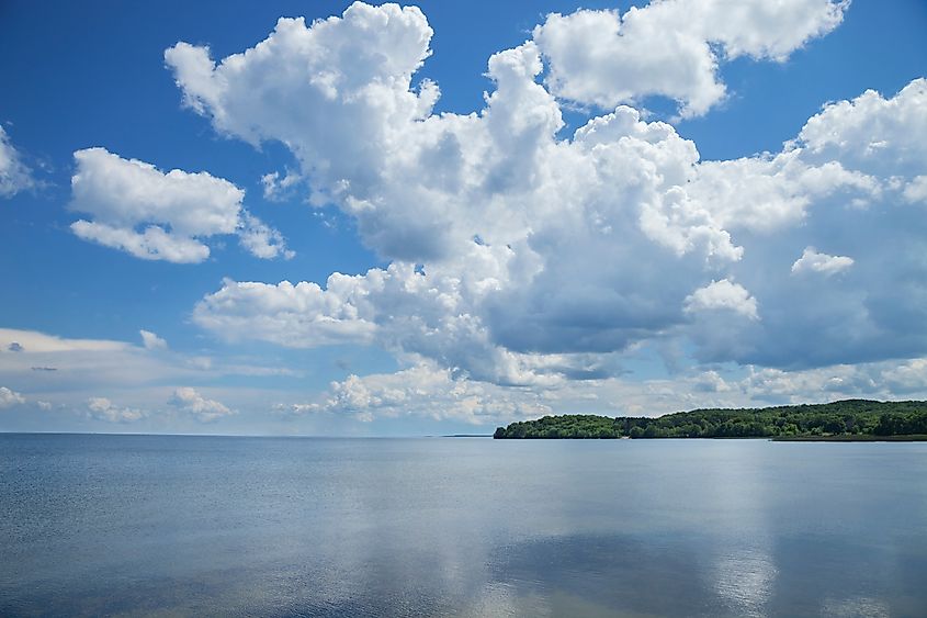 Mille Lacs Lake southwest side. 