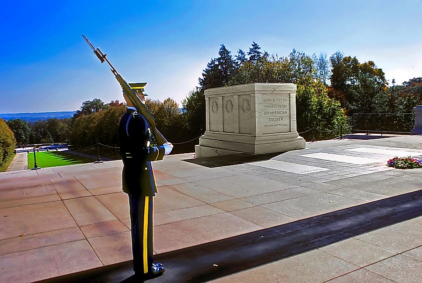 Tomb of the Unknown Soldier - Arlington National Cemetery Washington D.C.