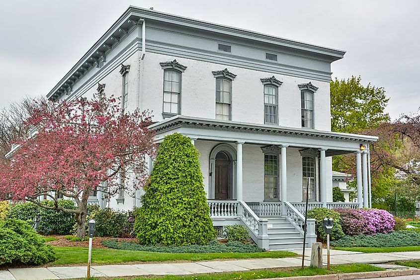 Zenas H. Russell Home in Honesdale, PA. Editorial credit: Alizada Studios / Shutterstock.com