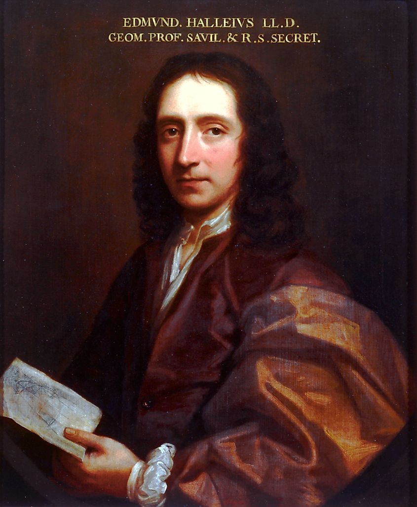 Portrait of Edmond Halley by Thomas Murray.