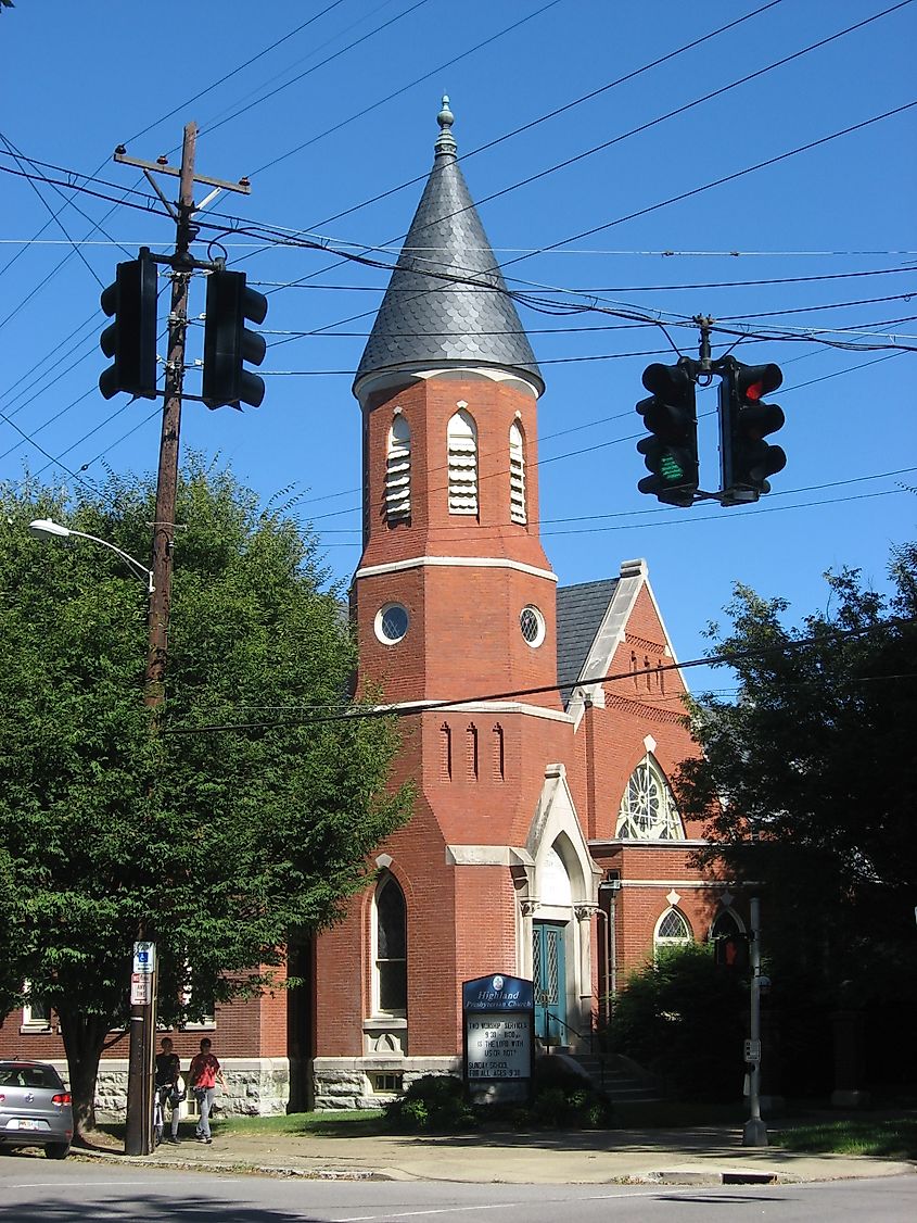 Highland Presbyterian Church, Cherokee Triangle, Louisville, Kentucky