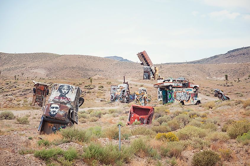 nternational Car Forest in Goldfield, Nevada.