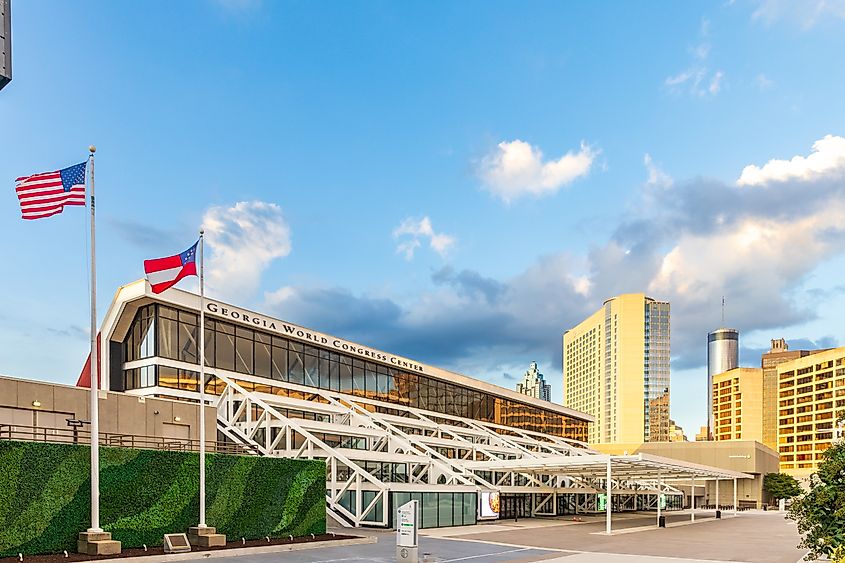 Georgia World Congress Center in downtown Atlanta, GA