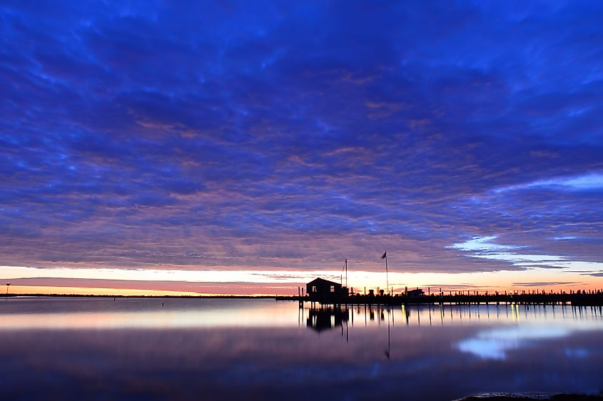 Harbor in Harrisville, Michigan.