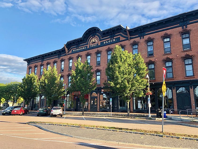 Winooski Block, a historical building in Winooski, Vermont.