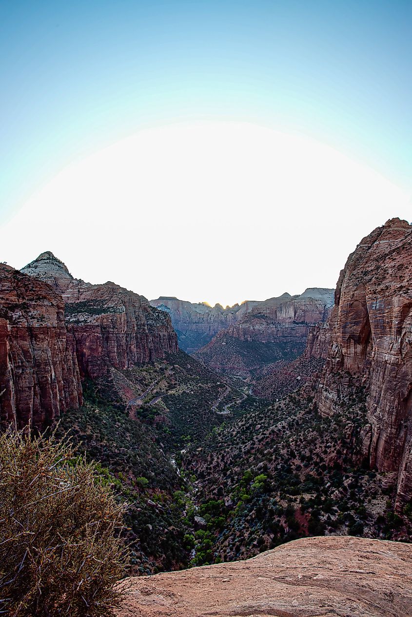 The view at the end of the Canyon Overlook trail. Photo credits: Brendan Cane