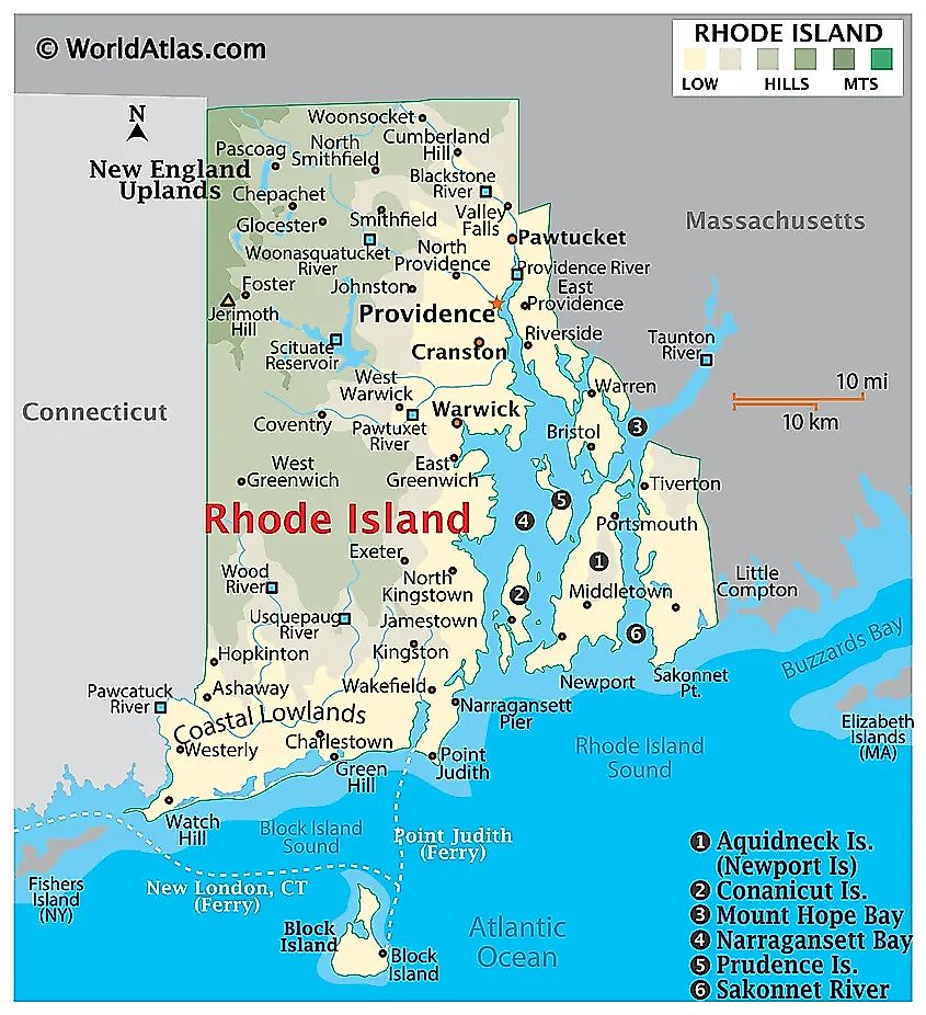Rhode Island Map