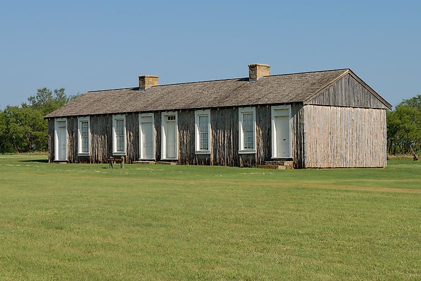 Officer's barracks at Fort Richardson.