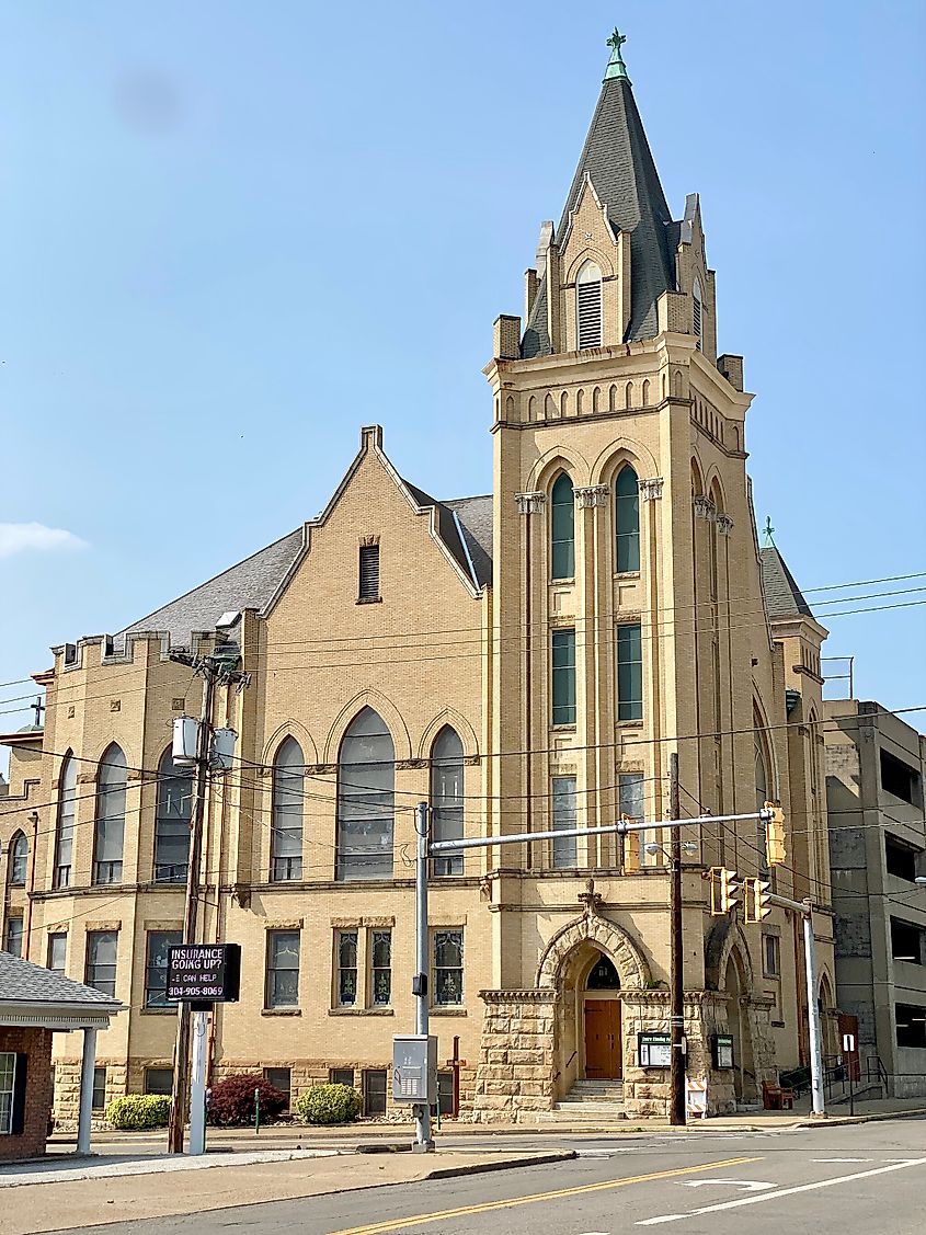 Centre Wheeling Fellowship, built in 1906-1908. 