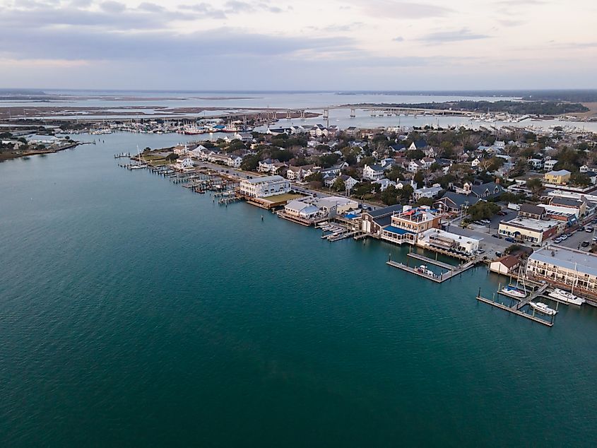 Waterfront in Beaufort, North Carolina