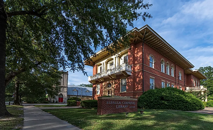 A Carnegie Library in Eufaula, Alabama