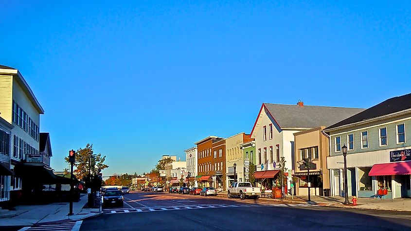 Main Street in East Aurora, New York