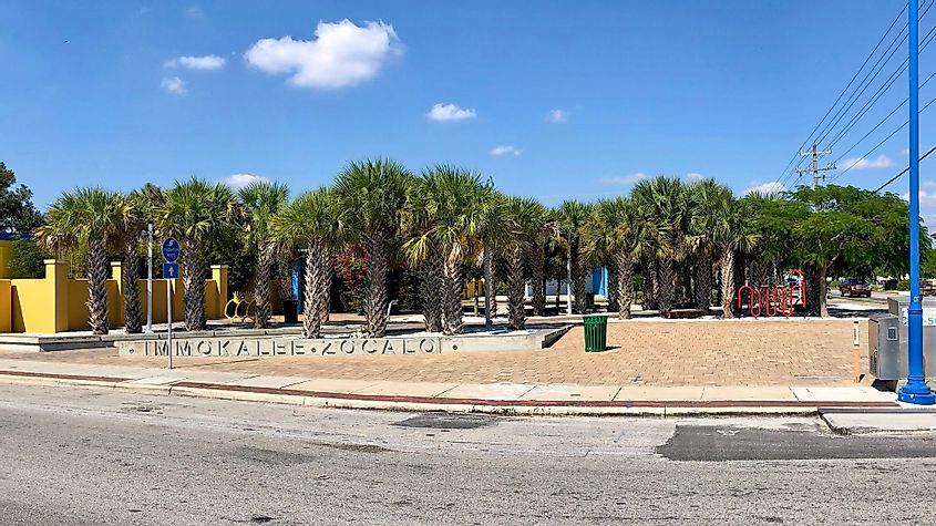 Immokalee Plinth Public Plaza in Immokalee, Florida