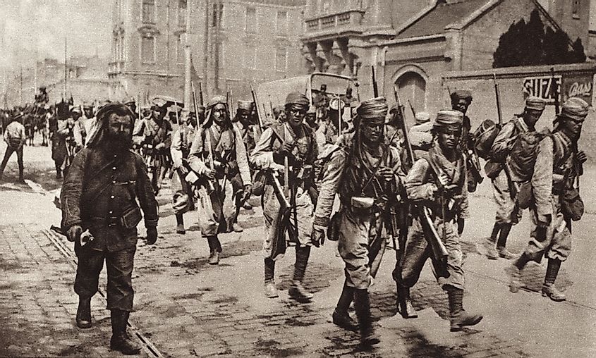 French North Africa were fierce fighters in World War I. 