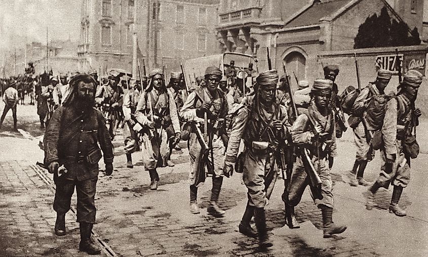 French North Africa were fierce fighters in World War I.