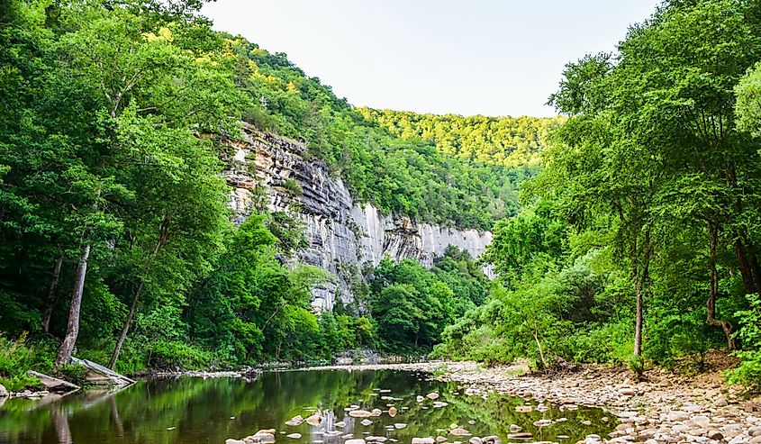 The Buffalo National River in Arkansas.