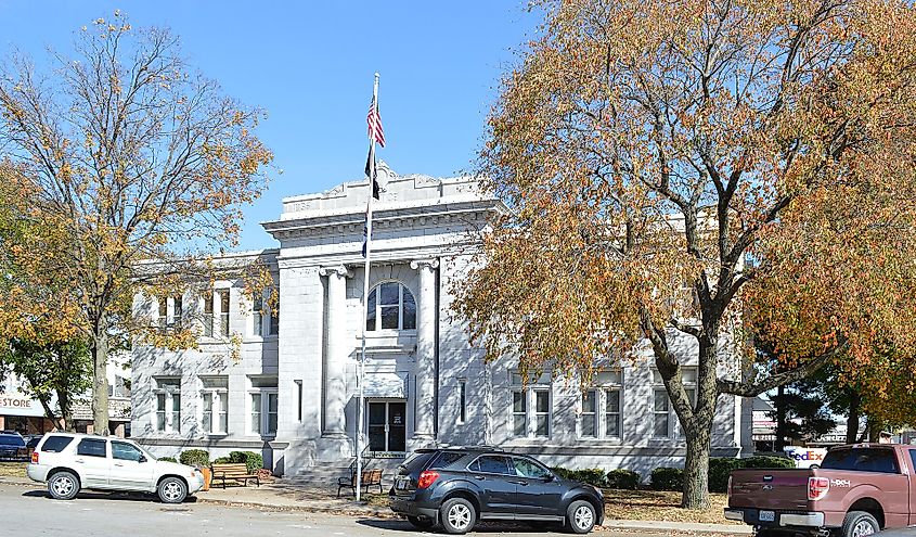 Barry County Courthouse in Cassville, Missouri.